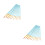 24Stk Künstler Set Blau Nylonborsten Holzgriff Tips 4