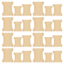 60Stk Holz Garnspulen Wickler Beige Vielseitig Für DIY Und Handarbeit