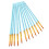 24Stk Künstler Set Blau Nylonborsten Holzgriff Tips 11