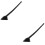2Ud Antena Corta Universal ABS Para Señal Potente 7