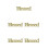 5Stk Dekoratives Holzschild Golden Rustikal Mit Blessed 4