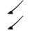 2Ud Antena Corta Universal ABS Para Señal Potente 6
