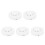 5St Praktische Plastic Behuizing Voor Detector Warmte Alarm Wit 9