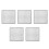 5Stk Abflussgitter Haarstopper Duschboden Langlebig 6