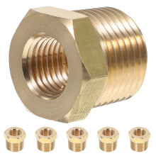30Stk Kupfer Schlauchadapter Reduziermuffe Hexagonal Rohranschluss