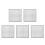 5Stk Abflussgitter Haarstopper Duschboden Langlebig 7