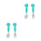 4St Baby Eetset Siliconen & Rvs Anti-Slip Training 5