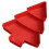 4Stk Rotes PP Snacktablett Weihnachtsbaum Snackplatte Ablage 3