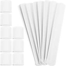 100St Kindvriendelijke Witte Snap Armbanden DIY Sieraden