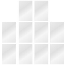 20Stk Dekorative Acrylspiegel Selbstklebend Wandmontiert Mehrfarbig