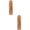 2St Robuuste Wandbloempot Bruin Voor Binnengebruik 5