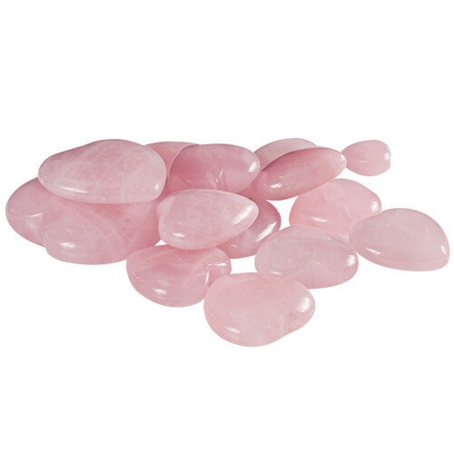 2Stk Herzförmiger Stein Mit Edlem Für Schmuck Basteln 1