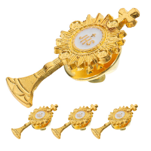 16Pz Spilla Da Uomo in Zinco Oro Per Eleganti 1