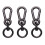 6Pz Clip Tracolla Nera, -Da-Te Per E Borse 1