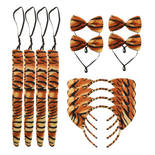 16Set Cerchietti Marrone Fiocco Costume Palco