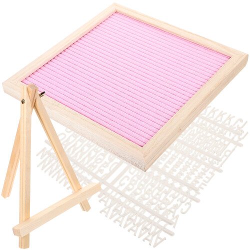 3Set Lavagna Feltro Rosa Lettere Per E Annunci DIY Casa 1