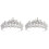 2Pz Argento Sposa Decorazione 2