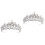 2Pz Argento Sposa Decorazione 4