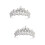 2Pz Argento Sposa Decorazione 7