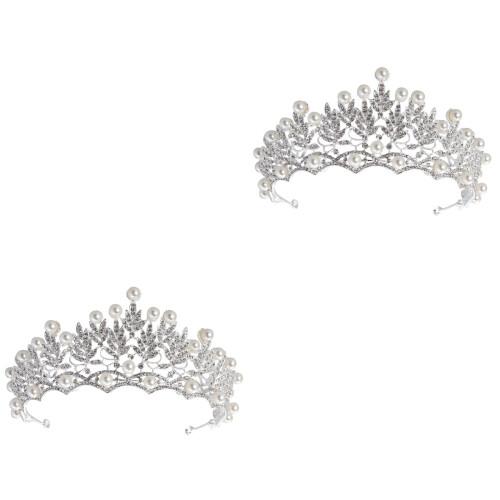 2Pz Argento Sposa Decorazione 2