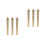 6Ud Miniaturas De De Cobre Dorado Para Decorar 7