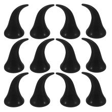120Ud Diademas Y Clips Negros Con Cuernos De Para Halloween DIY