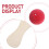 30Pz Gioco Paddle Ball in Legno Per Bambini Attività 6