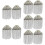 10Pz Epaulettes Da Donna E Uomo Argento Con Nappine Per Cerimonia 10