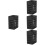 4Pz Organizer Per Nero Con Foro Scolante Per 5