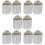 10Pz Epaulettes Da Donna E Uomo Argento Con Nappine Per Cerimonia 8