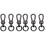 6Pz Clip Tracolla Nera, -Da-Te Per E Borse 2