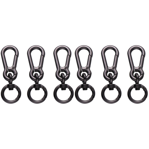 6Pz Clip Tracolla Nera, -Da-Te Per E Borse 1