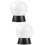 2Pz Da Sfera LED Bianca in Per Esterni 9