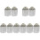 10Pz Epaulettes Da Donna E Uomo Argento Con Nappine Per Cerimonia 2