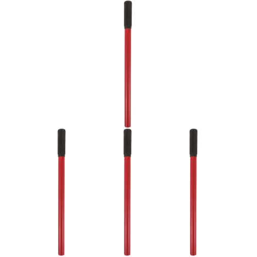 4Pz Leva Cric Idraulico Rosso Ergonomico E 2