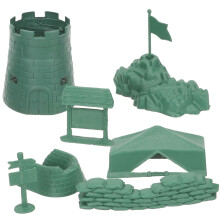 12Set Set Giocattoli Militari Per Bambini Sandbox Verde DIY
