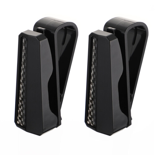4Ud Clips Soporte Para Gafas De Sol Auto Negro Durable 1