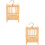 2Pz Contenitore in Rame E Per Grilli E Mini Pet Uso 8