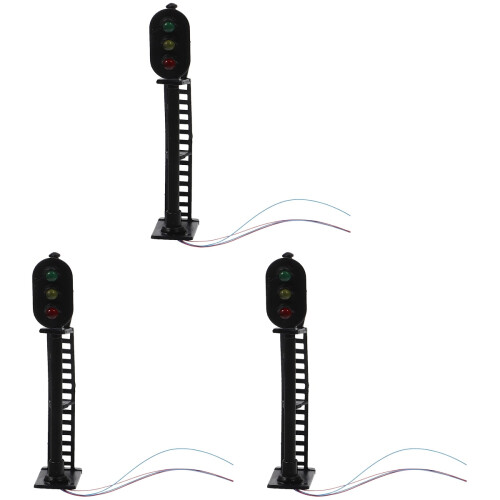 3Pz Mini Modello in ABS Nero Per Decorazioni Da Tavolo 2