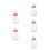 5Pz Per Cuccioli Rosa in Abs+silicone Per Allattamento 6