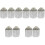 10Pz Epaulettes Da Donna E Uomo Argento Con Nappine Per Cerimonia 3