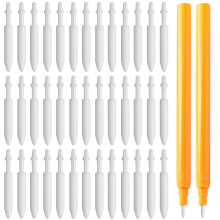 200Pz Punte Ricambio Per Penne Paint Marker Bianco Nylon Resistente