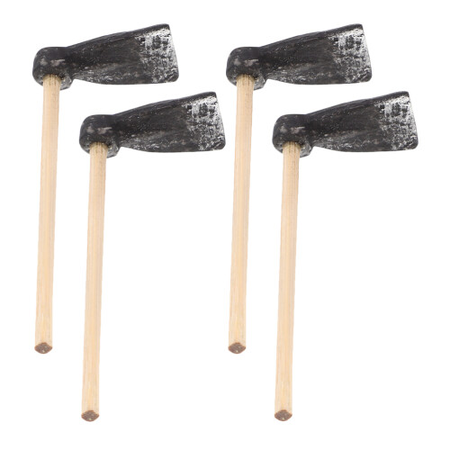 16Pz Mini Zappe Decorative Per Giardino E Casa Delle Bambole