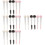24Pz Spugnette Make Up Colorate Doppia Per Viso, Occhi E Polveri 7