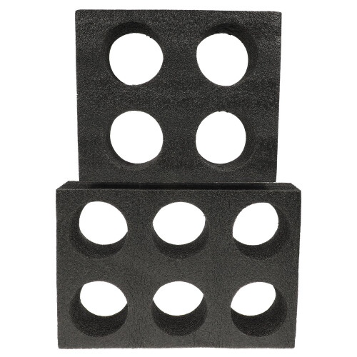 4Pz Base Nero in Cotone Perla Per Da Esterno 2