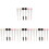 24Pz Spugnette Make Up Colorate Doppia Per Viso, Occhi E Polveri 2
