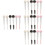 24Pz Spugnette Make Up Colorate Doppia Per Viso, Occhi E Polveri 6