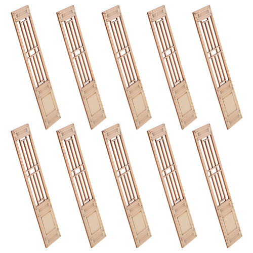 30Pz Mini Separé in Legno Beige Elegante Per Miniature E