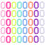 1600Pz Anelli Link Acrilico Per Borse Multicolor DIY 2