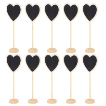 30Pz Piccole Lavagne Nere in Legno Per Decorazioni Casa E Eventi